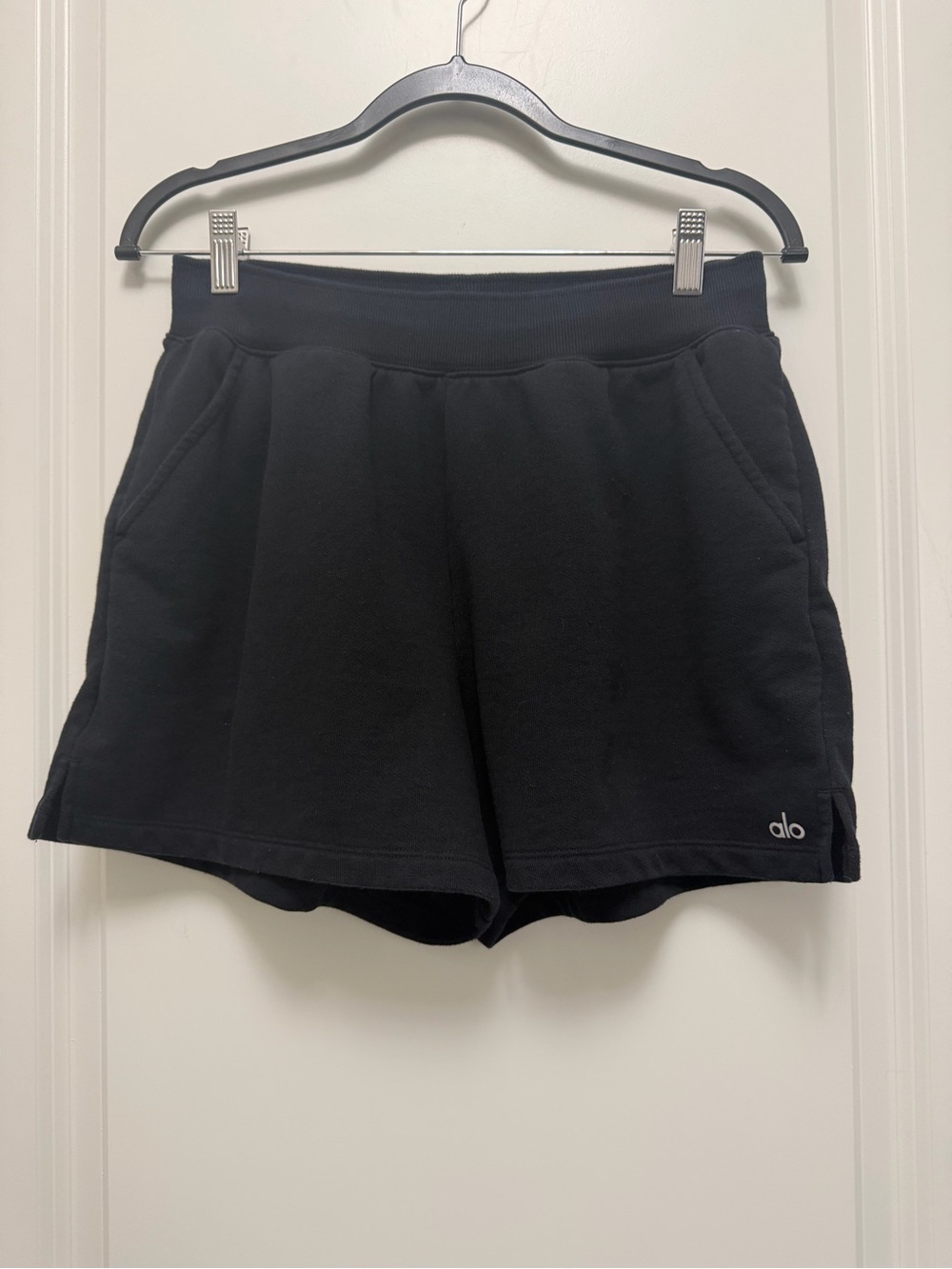 ALO Yoga Black Athletic Lounge Shorts